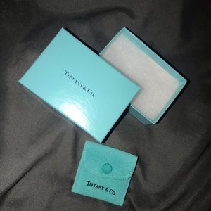 tiffany & co box and pouch